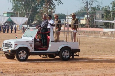 जिला स्तरीय गणतंत्र दिवस समारोह का अंतिम रिहर्सल संपन्न :