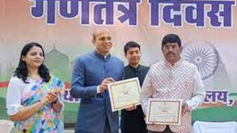 समाज सेवा के लिए डॉक्टर हेमंत शर्मा सम्मानित :
