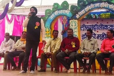भर्रीटोला में छत्तीसगढ़ी लोक कला मानस एवं जस झांकी महोत्सव समापन