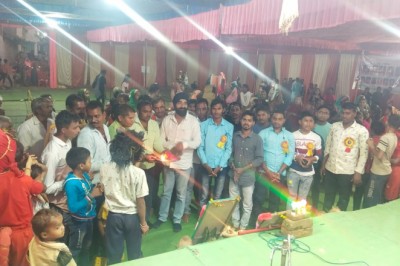 धार्मिक आयोजन के माध्यम से समाज में धर्म की भावना जागृत होती हैं-भाटिया