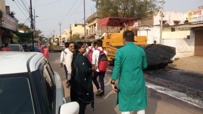 भिलाई निगम अंतर्गत सड़क मरम्मत एवं संधारण तथा डामरीकरण का कार्य हो रहा युद्ध स्तर पर, महापौर नीरज पाल की पहल से हो रहा काम