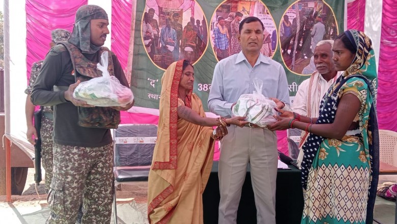 आईटीबीपी के जवानों ने एग्रीकल्चर सीड्स का किया वितरण