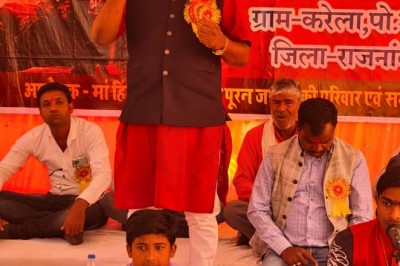 देवी जस गीत मां की उपासना का माध्यम - राजेश श्यामकर0 कई गांव में आयोजित प्रतियोगिता में शामिल हुए जिला पंचायत सदस्य