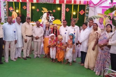 प्रदेश साहू संघ अध्यक्ष टहल साहू बागद्वार में आयोजित श्रीमद भागवत महापुराण ज्ञान यज्ञ सप्ताह में हुए शामिल