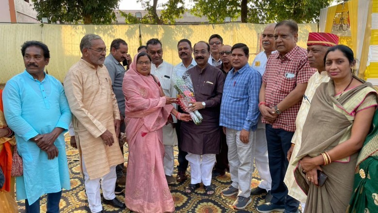 भाजपा प्रदेश अध्यक्ष अरुण साव का जिला साहू संघ ने जोरदार स्वागत सम्मान किया :
