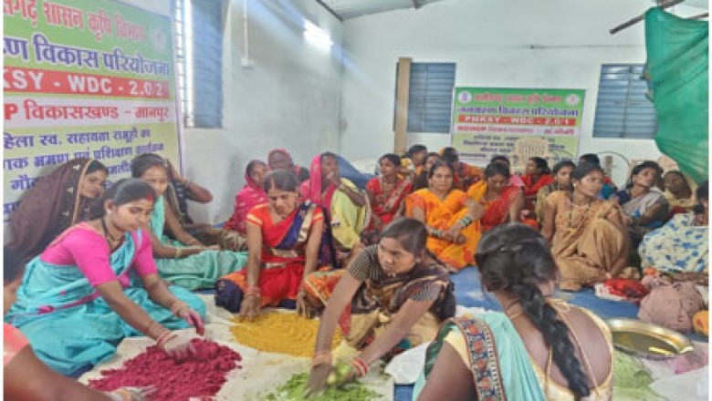 पलास फूल से हर्बल गुलाल, सीताफल से आईसक्रीम, अम्बाड़ी एवं बेल से शर्बत बनाने के विषय पर कृषक प्रशिक्षण सम्पन्न :