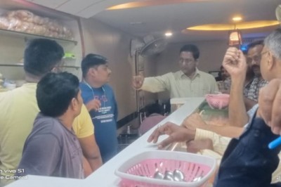 प्रतिबंधित प्लास्टिक पर निगम ने दी होटलों में दबीस :