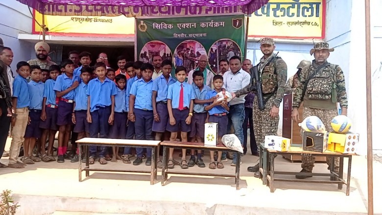 38वीं वाहिनी० भा० ति०सी०पु० बल द्वारा ग्राम बखरुटोला में सिविक एक्शन कार्यक्रम का आयोजन
