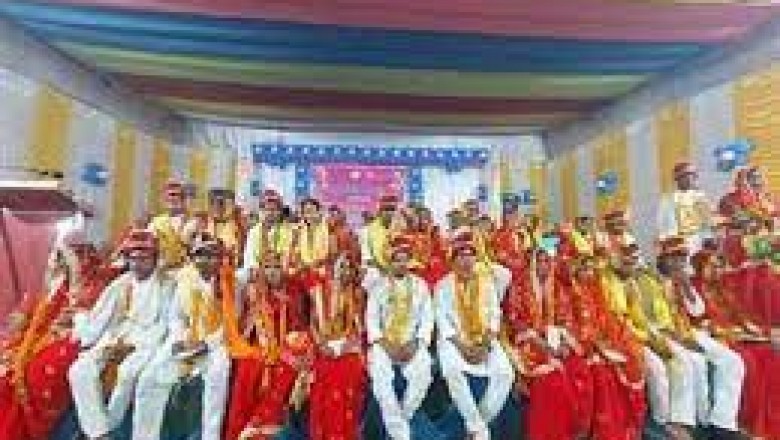 मुख्यमंत्री कन्या विवाह योजनांतर्गत आयोजित सामुहिक विवाह में 27 जोड़ों का मुख्यमंत्री मितान योजना में हुआ तुरंत विवाह पंजीयन