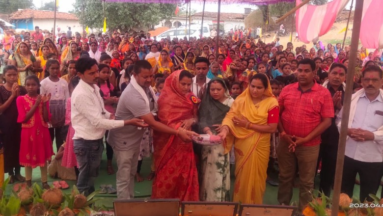 कर्मा जयंती कार्यक्रम में शामिल हुई छन्नी , कहा भक्त माता के नाम सुमिरन से जीवन होगा सफल |