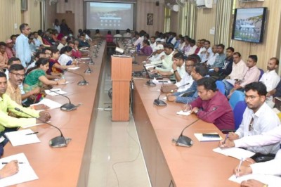 पीपीईएस साफ्टवेयर में डाटा प्रविष्टि के संबंध में दिया गया प्रशिक्षण :