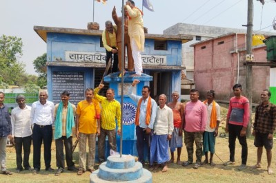 बादराटोला मे धूमधाम से मनाई गई बाबा साहब भीमराव अम्बेडकर की जयंती