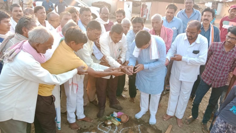 कर्मा सामुदायिक भवन का हुआ भूमिपूजन :