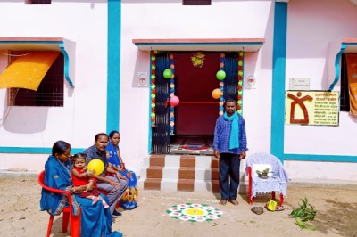 पक्का घर बनने पर बारिश की परिशानियों से नाथूराम हुए चिंता मुक्त - पक्का आवास निर्माण के लिए राज्य शासन से मिली आर्थिक मदद