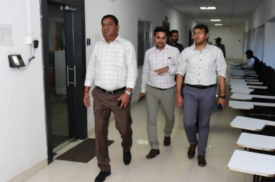 कलेक्टर ने किया नवीन प्रस्तावित आईटीआई भवन स्थल का निरीक्षण :