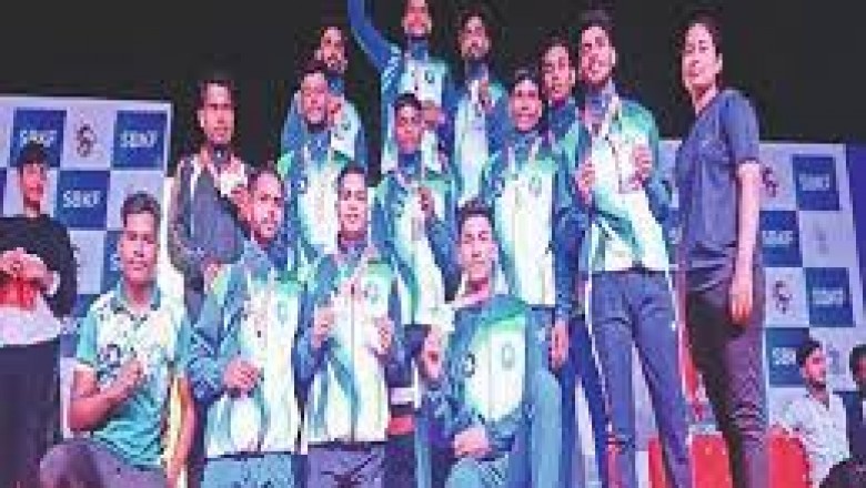 अंडा गाँव के 5 खिलाड़ियों ने 5 गोल्ड मेडल हासिल किए:नेशनल चैंपियनशिप में खिलाड़ियों ने जीते पदक....