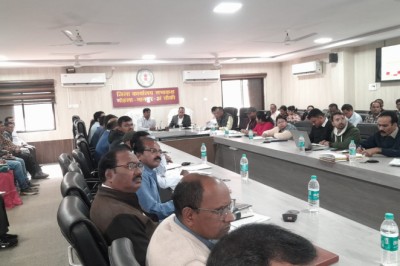 भारत सरकार के केंद्रीय राज्य मंत्री ने किया सुशासन सप्ताह शुभारंभ कलेक्टर  एल्मा वर्चुअल माध्यम से शामिल हुए