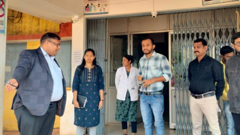 कलेक्टर  अग्रवाल ने प्राथमिक स्वास्थ्य केन्द्र पाण्डुका का किया औचक निरीक्षण