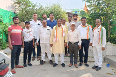 खुज्जी विधायक भोलाराम साहू ने सड़क चिरचारी सेक्टर की ली बैठक