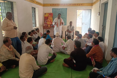 होली मिलन समारोह आयोजित खुज्जी विधायक भोलाराम साहू शामिल हुए