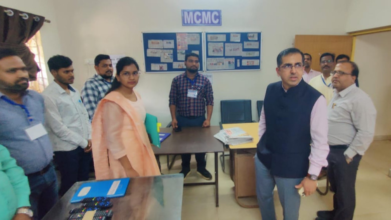 व्यय प्रेक्षक प्रसन्न ने किया एमसीएमसी, सी-विजिल व कन्ट्रोल रूम का किया निरीक्षण