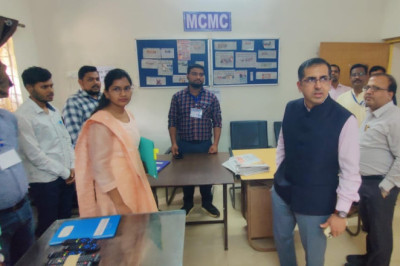 व्यय प्रेक्षक प्रसन्न ने किया एमसीएमसी, सी-विजिल व कन्ट्रोल रूम का किया निरीक्षण
