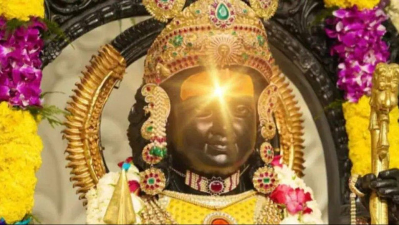 अयोध्या में राम नवमी पर  रामलला का हुआ सूर्य तिलक, उमड़ा भक्तों का सैलाब.....