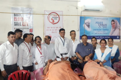 जिला चिकित्सालय दुर्ग में रक्तदान शिविर का आयोजन 202 यूनिट ब्लड एकत्रित