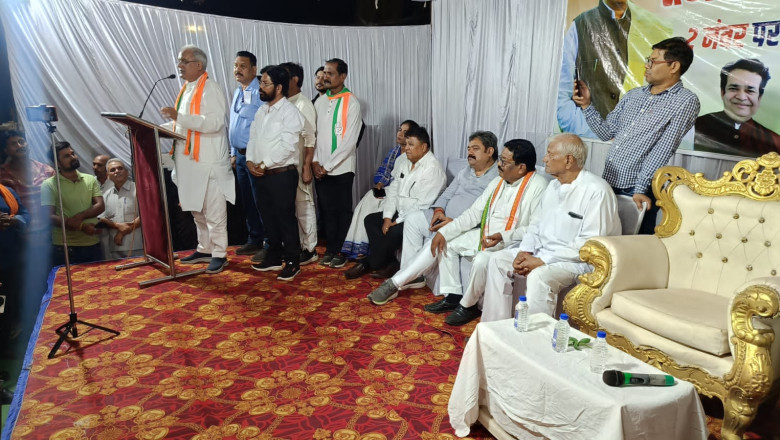 विधायक भोला राम साहू ने दुर्ग लोकसभा प्रत्याशी राजेन्द्र साहू का प्रचार प्रसार किया