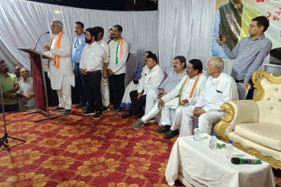 विधायक भोला राम साहू ने दुर्ग लोकसभा प्रत्याशी राजेन्द्र साहू का प्रचार प्रसार किया