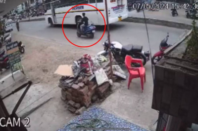 दर्दनाक मौत CCTV कैमरे में कैद हुई.. बस के पिछले चक्के में जा घुसा नाबालिग,