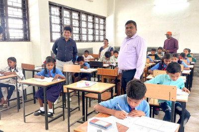 एकलव्य विद्यालय चयन परीक्षा संपन्न  अपर कलेक्टर एवं संयुक्त कलेक्टर ने किया निरीक्षण