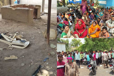 समाज विशेष के भवन निर्माण की जगह को लेकर दो पक्षों में हुआ विवाद, जमकर चले लाठी-डंडे और ईट-पत्थर, महिलाओं समेत आधा दर्जन लोग हुए घायल, भारी पुलिस बल तैनात