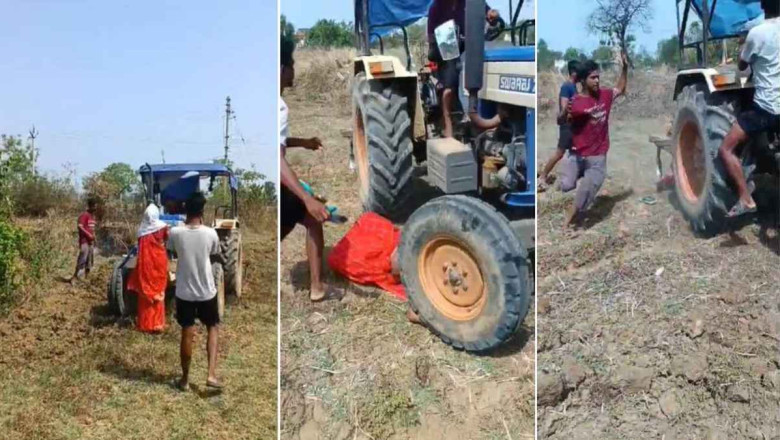 जमीन विवाद : कोटवार ने पूर्व महिला सरपंच समेत दो महिलाओं को ट्रैक्टर से रौंदा, आक्रोशित ग्रामीणों ने थाने का किया घेराव...