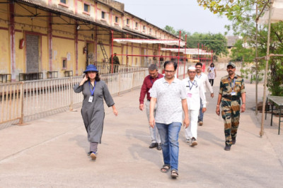 मतगणना कार्य को सुचारू सम्पन्न करने तथा तैयारी के लिए छत्तीसगढ़ स्टेट वेयर हाऊसिंग कार्पोरेशन बसंतपुर कैम्पस राजनांदगांव में किया गया रिहर्सल