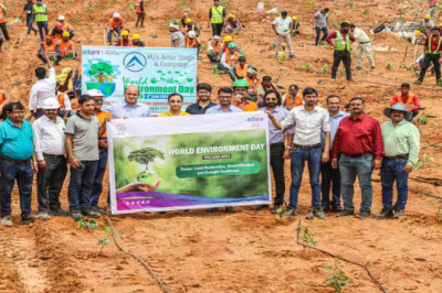 विश्व पर्यावरण दिवस पर आरआरवीयूएनएल की परसा ईस्ट कांता बासन खदान में रोपे गए 25000 पौधे, अदाणी ग्रुप ने 2030 तक 86 लाख पेड़ लगाने का रखा है लक्ष्य...