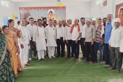 खुज्जी विधायक  भोलाराम साहू पहुंचे साहू समाज के कार्यक्रम में कलडबरी