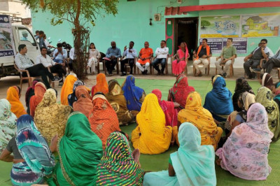 नारी शक्ति से जल शक्ति अभियान जल संसाधन विभाग द्वारा जामगांव में नारी शक्ति से जल शक्ति अभियान की शुरुआत की गई