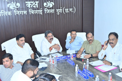 निगम भिलाई द्वारा 4 अतिरिक्त पानी टंकियो का निर्माण किया गया...