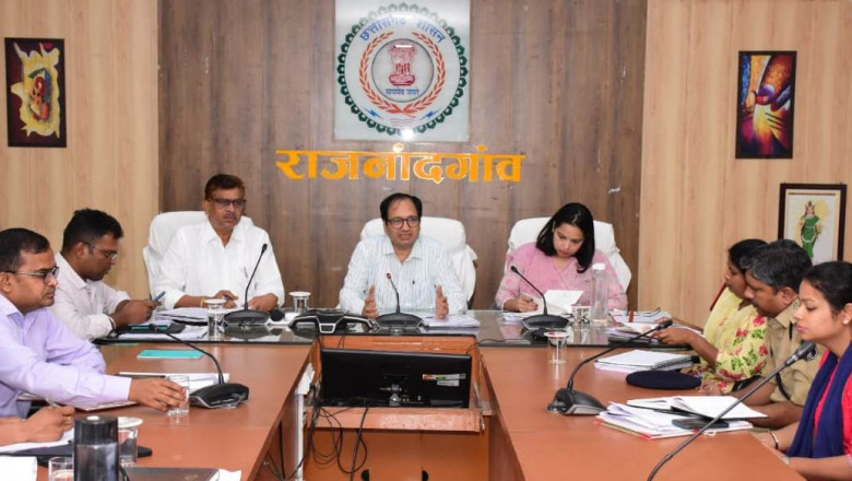 चिन्हांकित ग्रामों में जल संरक्षण एवं पौधरोपण के लिए विशेष कार्य करने की आवश्यकता - कलेक्टर