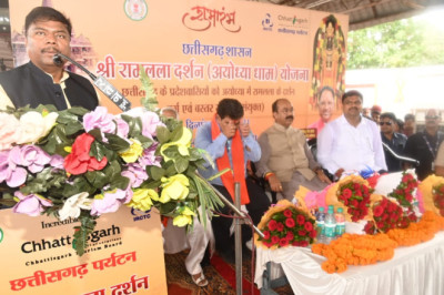 अयोध्या धाम दर्शन करने के लिए दुर्ग स्टेशन पहंुचे यात्रियों ने रामलला दर्शन योजना को सराहा  -जय-जय श्रीराम के नारे लगाते हुए श्रद्धालु अयोध्या के लिए हुए रवाना