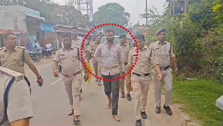 जहां फैलाई थी दहशत, अब वही पुलिस ने निकाला जुलूस,बीच बाजार चाकू से गोदकर युवती की हत्या करने वाला सिरफिरा गिरफ्तार...