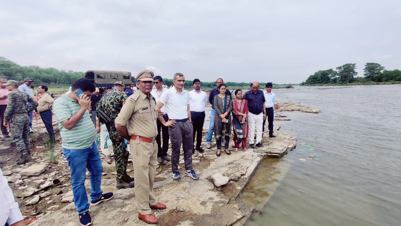शिवनाथ नदी में बाढ़ आपदा से बचाव के लिए किया गया मॉकड्रिल