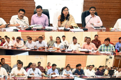 कलेक्टर चौधरी ने डी.एम.एफ. से स्वीकृत कार्यों का यू.सी./सी.सी. उपलब्ध कराने दिये निर्देश