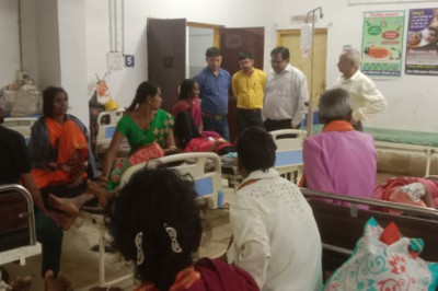 कलेक्टर अग्रवाल के निर्देश पर संयुक्त कलेक्टर गोलछा ने जिला अस्पताल का किया निरीक्षण...