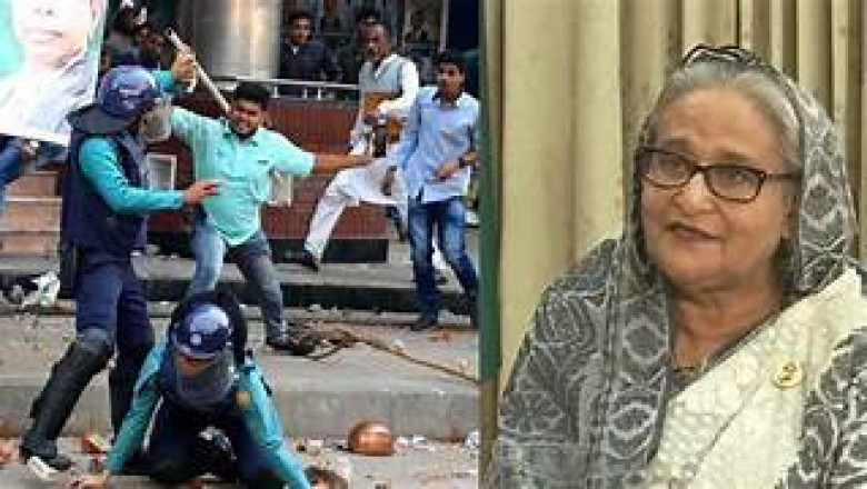 बांग्लादेश में बिगड़े हालात : शेख हसीना ने इस्तीफा देकर मुल्क छोड़ा...