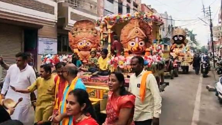 जगन्नाथ रथ यात्रा की तर्ज पर भाव भक्ति दिव्य भव्य गणपति विसर्जन यात्रा बाल रत्न मंच द्वारा पहल
