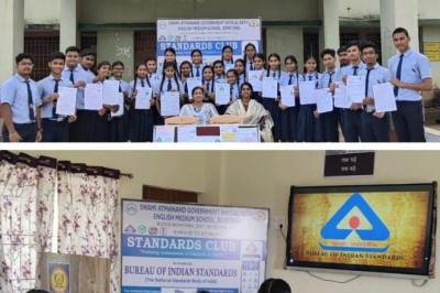 सेजेस राठी में स्वच्छता पखवाड़ा के अवसर पर मानक लेखन और पोस्टर प्रतियोगिता का आयोजन