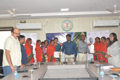 कलेक्टर ने स्वच्छता ग्राहियों को किया सम्मानित