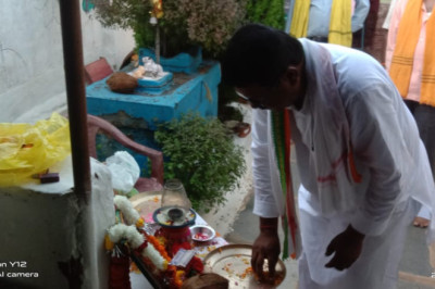 विधायक भोलाराम साहू शोकाकुल परिवार से मिले दी श्रद्धांजलि...
